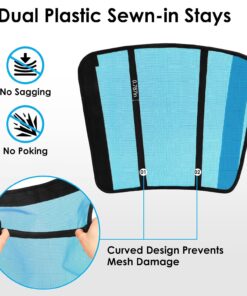 Fly Boots for Horses Set of 4 – Innovative Curved-Edge Design, Anti-Sag Stays, Breathable Mesh Leg Protection, Reduces Stomping & Fatigue, Comfort Fit for Medium to Large Horses...