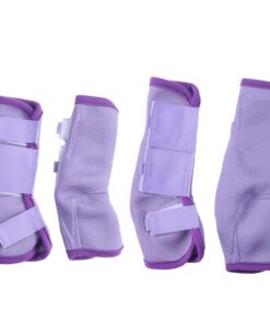 Fly Boots for Horses Set of 4, Non-Slip Horse Fly Boots, Comfy Airflow Mesh, No More Stomping & Horsefly Nuisance Green Full