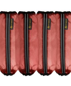 Fly Boots for Horses Set of 4,Universal Size Fine Mesh Horse Fly Boots with Nylon Stays,Fly Leggings for Horses with Fleece Trimming and Reflective Webbing