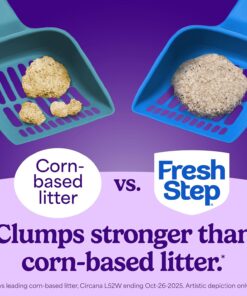 Fresh Step Advanced Clean Paws Multi Cat Clumping Cat Litter with Febreze Freshness, Low Dust, Odor Control with Ammonia Block Tech, Compatible in Automatic Litter Boxes, 37...