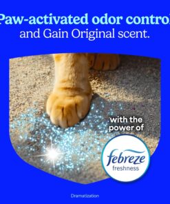 Fresh Step Advanced Odor Shield Multi Cat Clumping Litter with Febreze Freshness, Low Dust, Odor Control with Ammonia Block Tech, Compatible in Automatic Litter Boxes, 37 lb. (2...