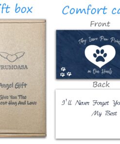 FRUMOASA Cat Memorial Gifts, Cat Loss Sympathy Gift for Cat Mom, Black Cat Bereavement Gifts, Cat Death Gifts Angel Figurine for Cat Lovers in Memory of Passed Away Cat