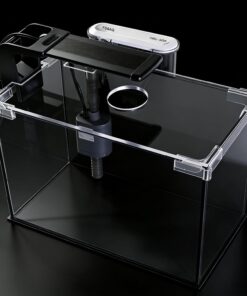 FS&AQ 2.5 Gallon Betta Fish Tank with Filter Light and Lid Small Aquarium Starter Kit Perfect for Desktops Offices or Beginners