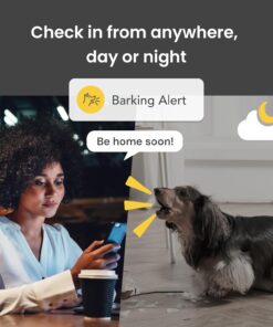 Furbo 360° Dog Camera: Pet Security Cam w/Barking Alerts, Rotating View, Treat Toss w/Phone App, Smart Home Puppy Monitoring, 2-Way Speaker, No Subscription Needed. Standard...