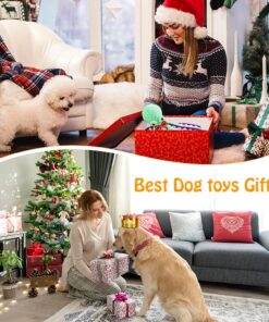 Fuufome Large Squeaky Dog Toys- Plush Dog Toys with Soft Fabric for Small, Medium, and Large Dogs Daily Companionship, Training Reward Gift