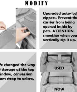 GAPZER Pet Carrier for Large Cats, Soft-Sided Cat Carrier for Medium Big Cats and Puppy up to 20lbs, Washable Dog Carrier Privacy Protection for Home Outdoor Travel