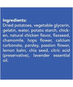 Get Naked Calming Dental Sticks for Dogs – Grain-Free Chicken Flavor, Anxiety Relief with Chamomile, Passion Flower, No CBD, Tartar Control, Gluten-Free – Large Sticks 6.6 oz Bag