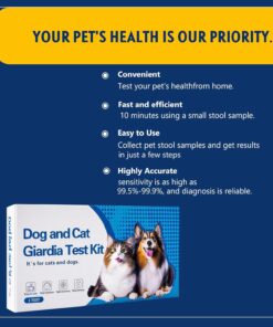 Giardia Test Kit for Cats and Dogs 2pc