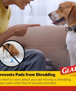 Glad for Pets Puppy Potty Training Pad Holder for Disposable Pads - Puppy Potty Tray, Dog Potty Training Tools for Indoor Pee Pad Station, Potty for Dogs - Fits 23