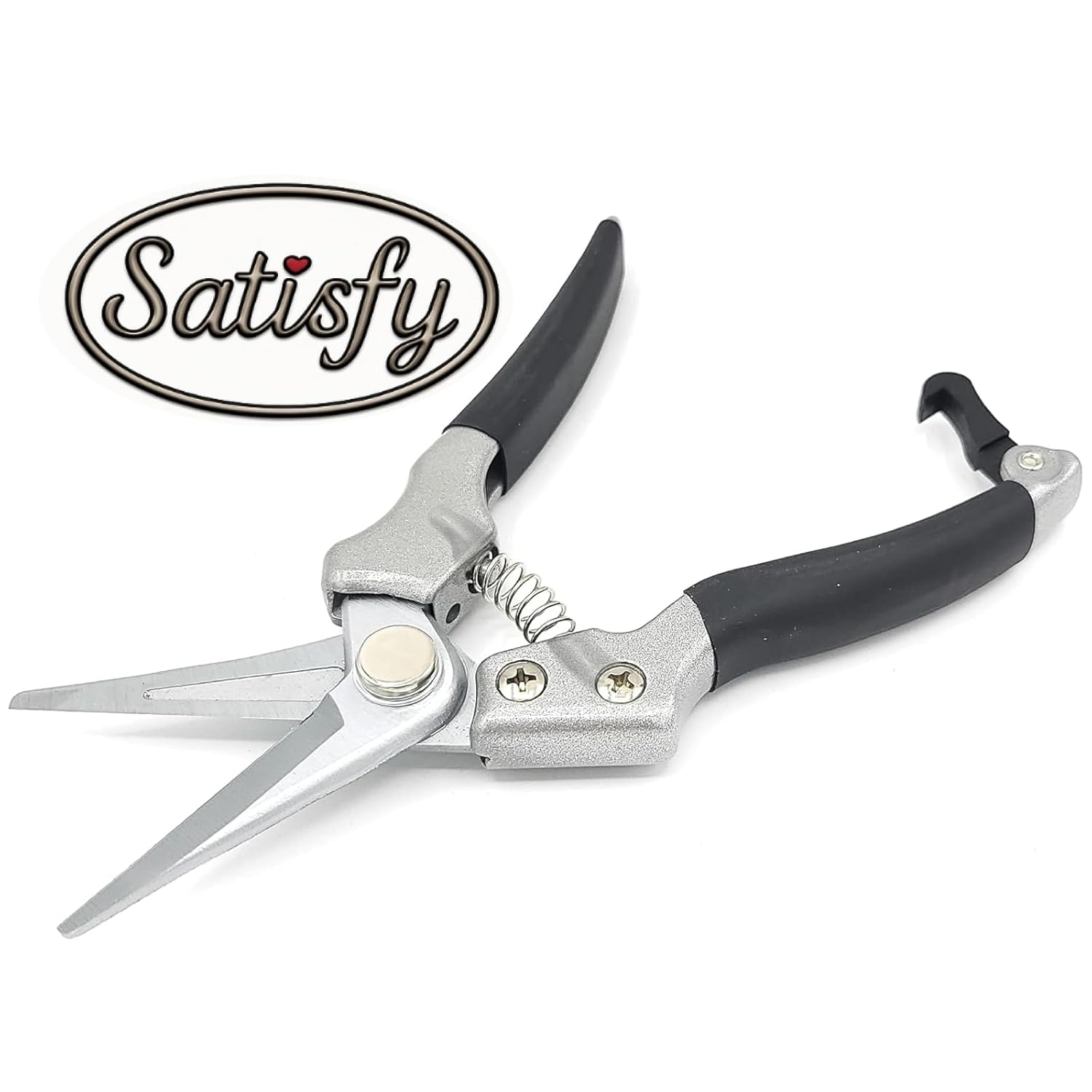 Goat Hoof Trimmers and Farrier Shears – Versatile Hoof, Wire, and Pipe Cutting Tool for Livestock– Silver (1pack)