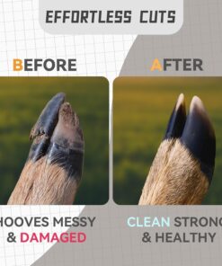Goat Hoof Trimmers & Farrier Shears, Hoof Trimmers for Goats and Sheep, Multi-Purpose Goat Hoof TrimmerShear Garden Wire Pipe Cutting Tool