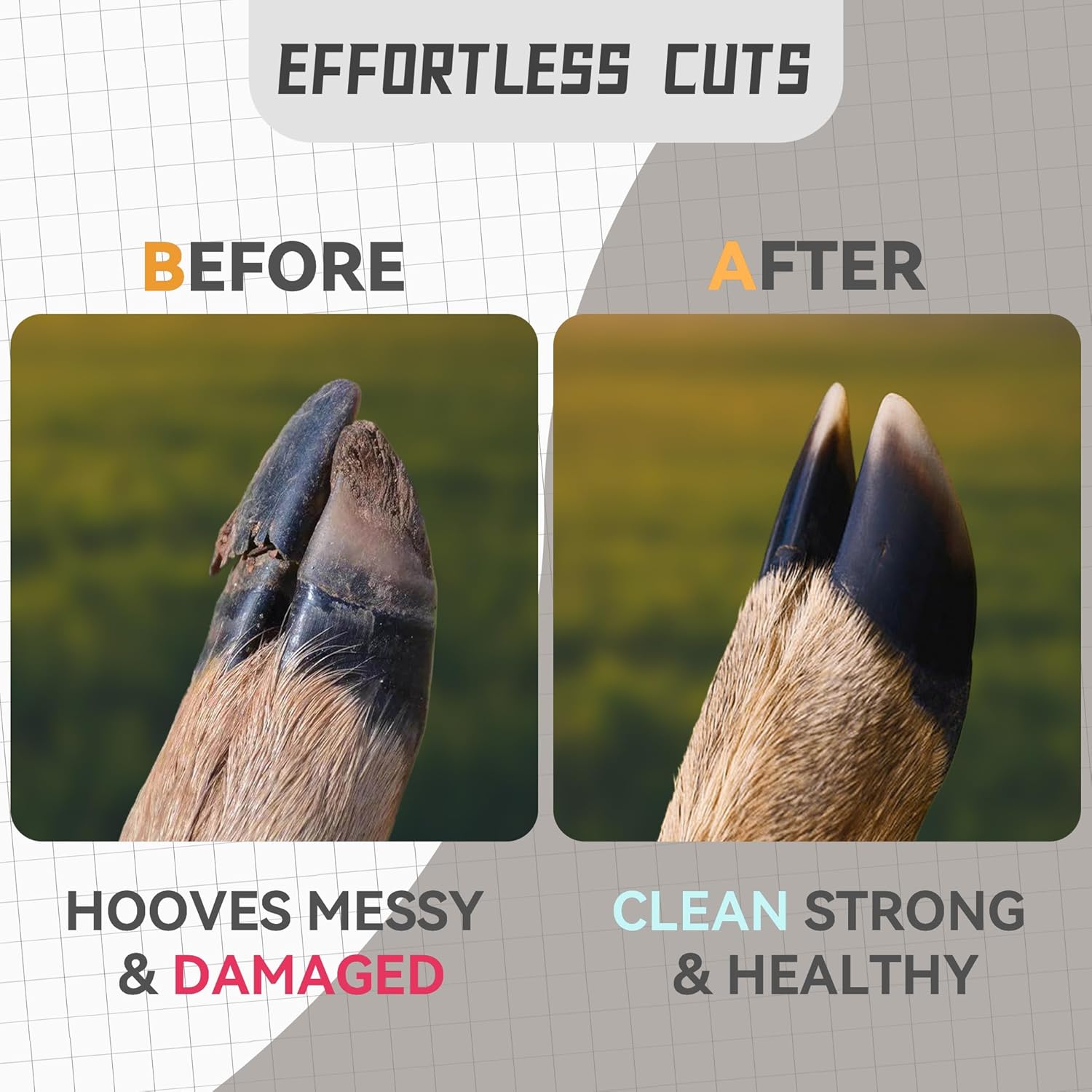 Goat Hoof Trimmers & Farrier Shears, Hoof Trimmers for Goats and Sheep, Multi-Purpose Goat Hoof TrimmerShear Garden Wire Pipe Cutting Tool