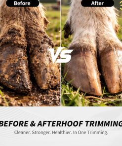 Goat Hoof Trimmers, Sheep Shears, Hoof Kit, Farrier Tools, Nippers, Horse Grooming Supplies Hoof Accessories –Versatile Hoof Wire and Pipe Cutting Tool for Livestock – Silver...