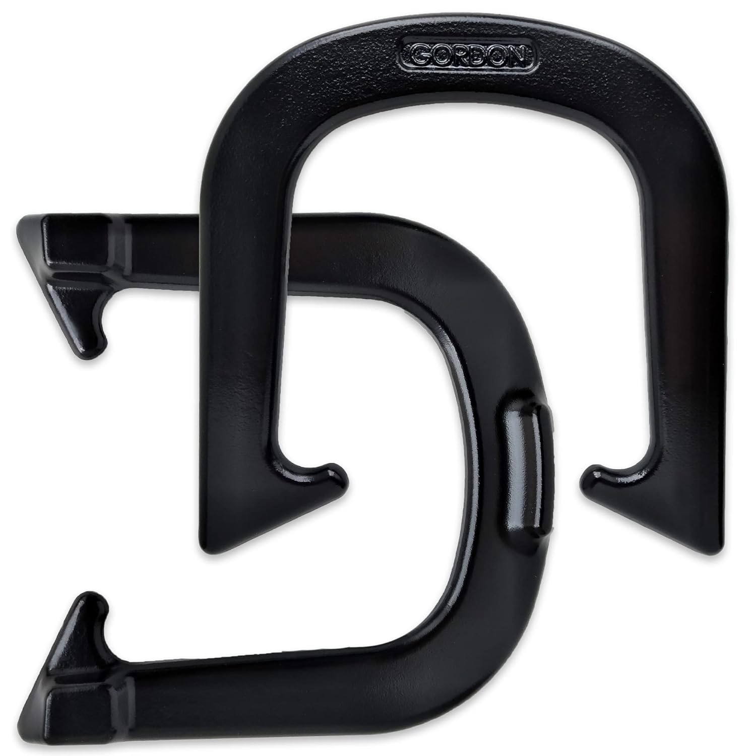 Gordon Professional Pitching Horseshoes - NHPA Sanctioned for Tournament Play - Drop Forged Construction - One Pair (2 Shoes) - Medium Weight
