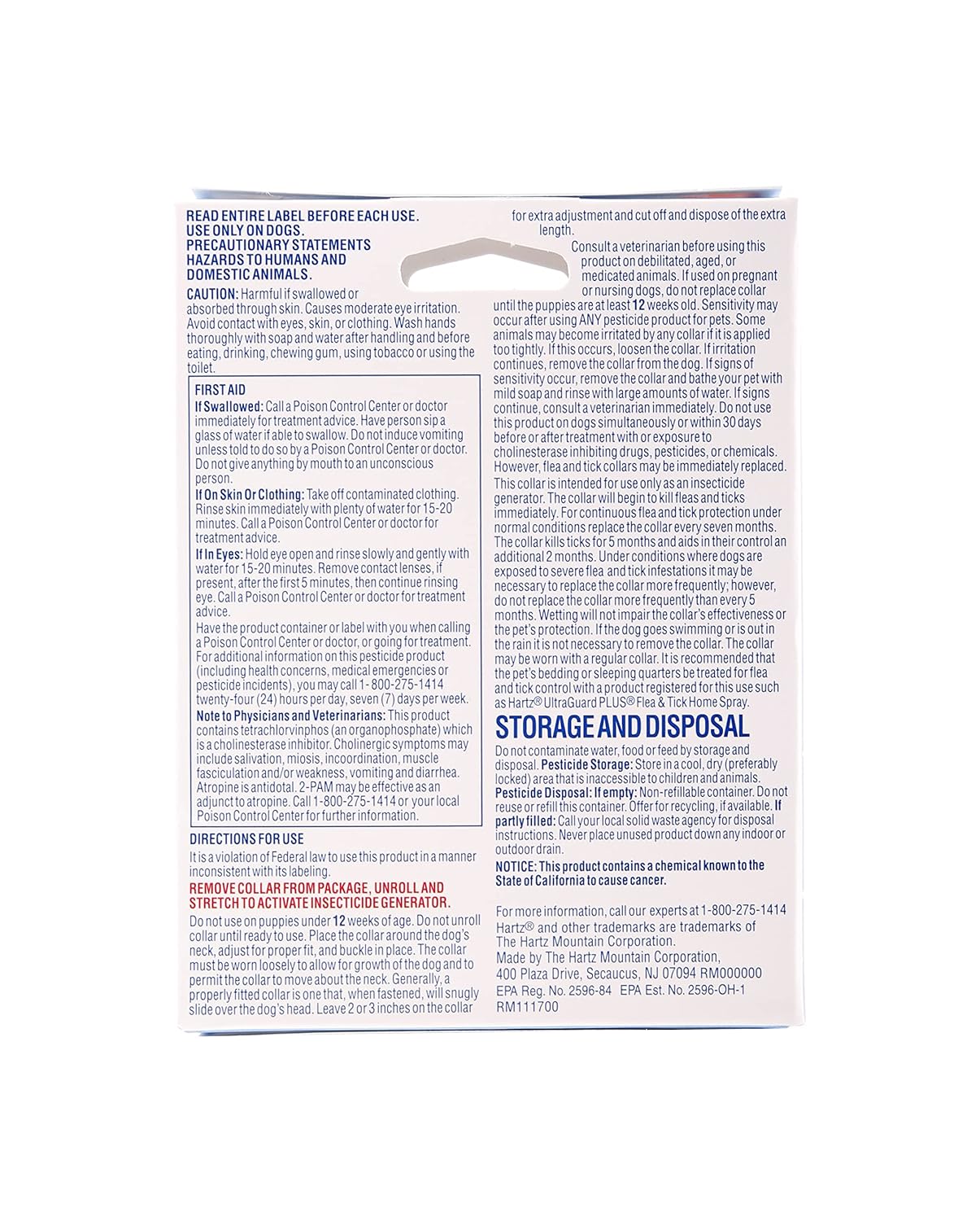 Hartz UltraGuard Flea & Tick Collar for Dogs and Puppies