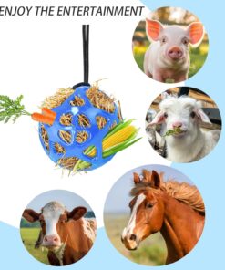 Hay Ball Stall Toy for Horses, Goats & Sheep