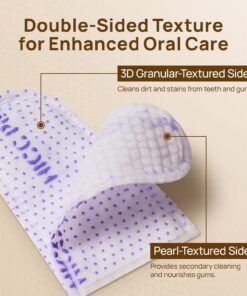 HICC PET Pro Dog Teeth Cleaning Wipes, Vet-Recommended Finger Toothbrush for Dogs & Cats, No-Rinse Dental Care Wipes, Gentle Cleansing & Gum Care, Tooth Brushing Kit Support, 50...