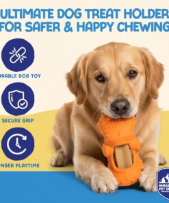 Himalayan Jughead Super Dog Chew Holder - Holds Chews & Treats for Dogs, Slows Down Fast Chewers for Long Lasting Chews - Pair with Jughead Super Insert, and Veggie Treats Like...