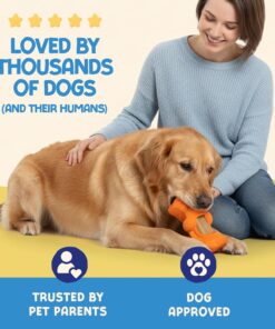 Himalayan Jughead Super Dog Chew Holder - Holds Chews & Treats for Dogs, Slows Down Fast Chewers for Long Lasting Chews - Pair with Jughead Super Insert, and Veggie Treats Like...