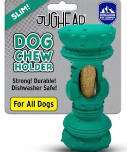 Himalayan Jughead Super Dog Chew Holder - Holds Chews & Treats for Dogs, Slows Down Fast Chewers for Long Lasting Chews - Pair with Jughead Super Insert, and Veggie Treats Like...
