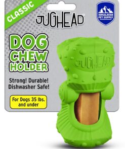 Himalayan Jughead Super Dog Chew Holder - Holds Chews & Treats for Dogs, Slows Down Fast Chewers for Long Lasting Chews - Pair with Jughead Super Insert, and Veggie Treats Like...