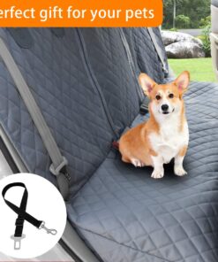 Honest Dog Car Seat Covers, Dog seat Cover with Side Flap for Cars, Trucks, and Suv's - Waterproof & Nonslip Pet Seat Cover for Backseat