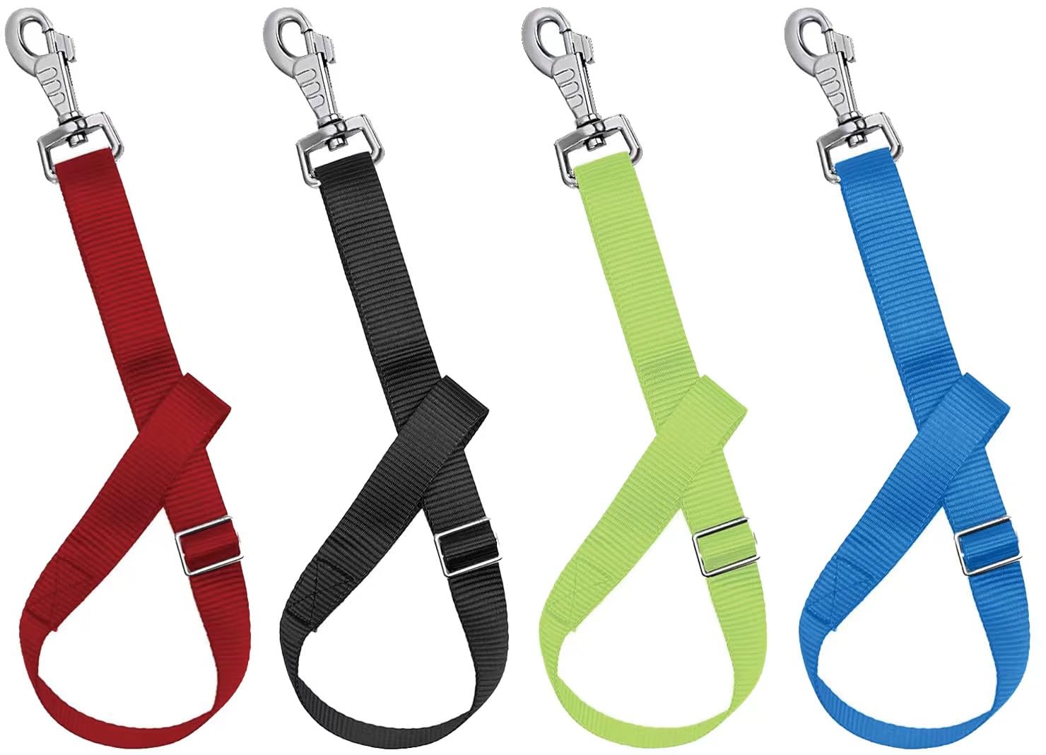 Horse Bucket Strap Hangers,Horse Suppliers Adjustable Nylon Straps up to 700 lbs for Hay Nets, Water Buckets,Hanging-Pratical and Easy Use(4 Pack), 1"x22"