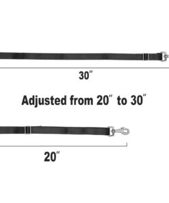 Horse Bucket Strap Hangers,Horse Suppliers Adjustable Nylon Straps up to 700 lbs for Hay Nets, Water Buckets,Hanging-Pratical and Easy Use(4 Pack), 1