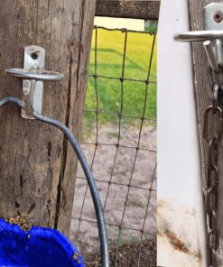Horse Feed Bucket Hook,Water Bucket Holder Hanger for Horse Stall/Stable Supplies (2 Pack)