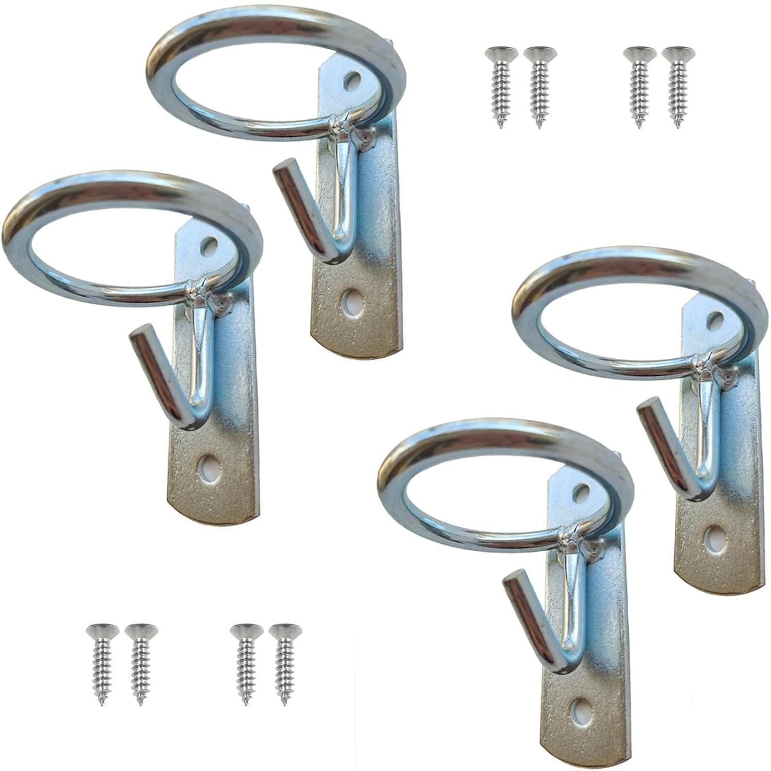 Horse Feed Bucket Hook,Water Bucket Holder Hanger for Horse Stall/Stable Supplies (2 Pack)