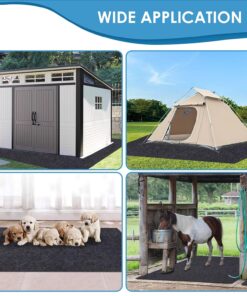 Horse/Stable Mats - Duty Stall Mats - for Floor Surface/Absorbent mat Lightweight Washable Floor Mat,Back Non-Slip,Keeps Stable Floors Clean and Dry Over time (48''x 72'')