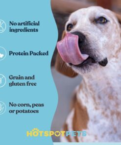 hotspot pets 20 Pack - 7 Inch USDA Certified Rawhide Dog Chews - from Grass Fed Brazilian Cows - Promotes Tooth Health and Good Behavior (20 Pack)