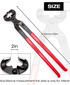 Hoypeyfiy Horse Hoof Nipper, 16 Inches Hoof Trimming Nipper,Horse Nail Clippers for Horses,Sheep,Goats,Alpacas,Veterinarians,Farm Supply