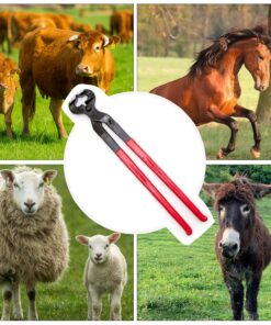 Hoypeyfiy Horse Hoof Nipper, 16 Inches Hoof Trimming Nipper,Horse Nail Clippers for Horses,Sheep,Goats,Alpacas,Veterinarians,Farm Supply