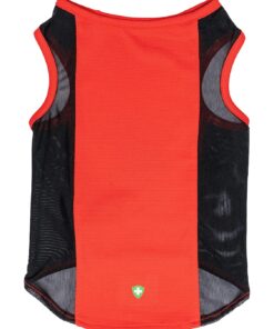 Insect Shield Pet Breathable Sleeveless Mesh Airflow Tank Top with Built in Bug and Tick Protection, Poppy, Small