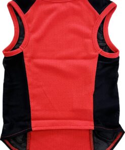 Insect Shield Pet Breathable Sleeveless Mesh Airflow Tank Top with Built in Bug and Tick Protection, Poppy, Small