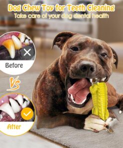 Jeefome Indestructible Dog Chew Toys for Aggressive Chewers - Boredom and Stimulating Dog Toys for Small/Medium/Large Breed for Teeth Cleaning and Training