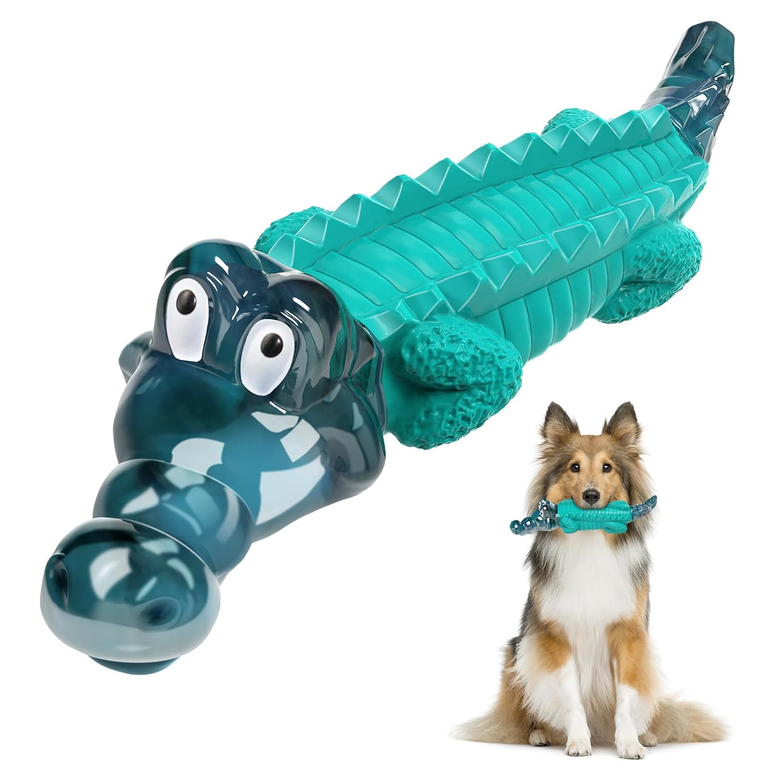 Jeefome Indestructible Dog Chew Toys for Aggressive Chewers - Boredom and Stimulating Dog Toys for Small/Medium/Large Breed for Teeth Cleaning and Training