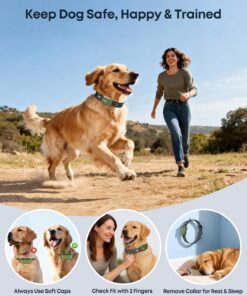 Jugbow Dog Shock Collar - 4500FT Dog Training Collar with Remote, IPX8 Waterproof Electric Dog Collar with 4 Training Modes, Security Lock, Rechargeable eCollar for 10-120lbs...