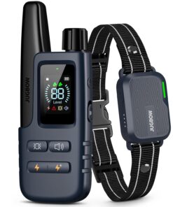 Jugbow Dog Shock Collar - 4500FT Dog Training Collar with Remote, IPX8 Waterproof Electric Dog Collar with 4 Training Modes, Security Lock, Rechargeable eCollar for 10-120lbs...