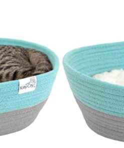 Kitty City Cat Bed, Cotton, 14