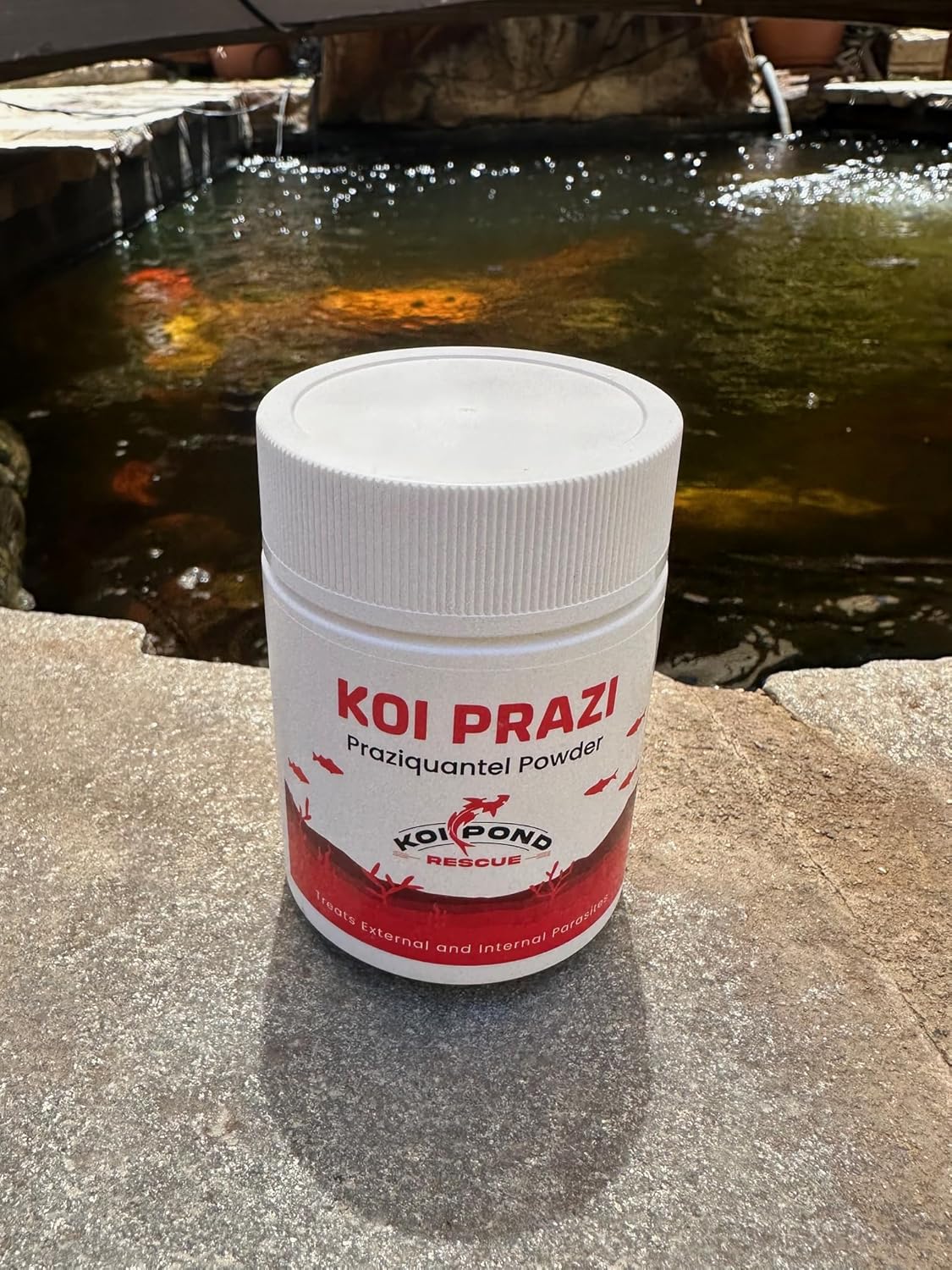 KOI PRAZI Fluke Destoyer (100 gram) for Pond & Aquarium Fish