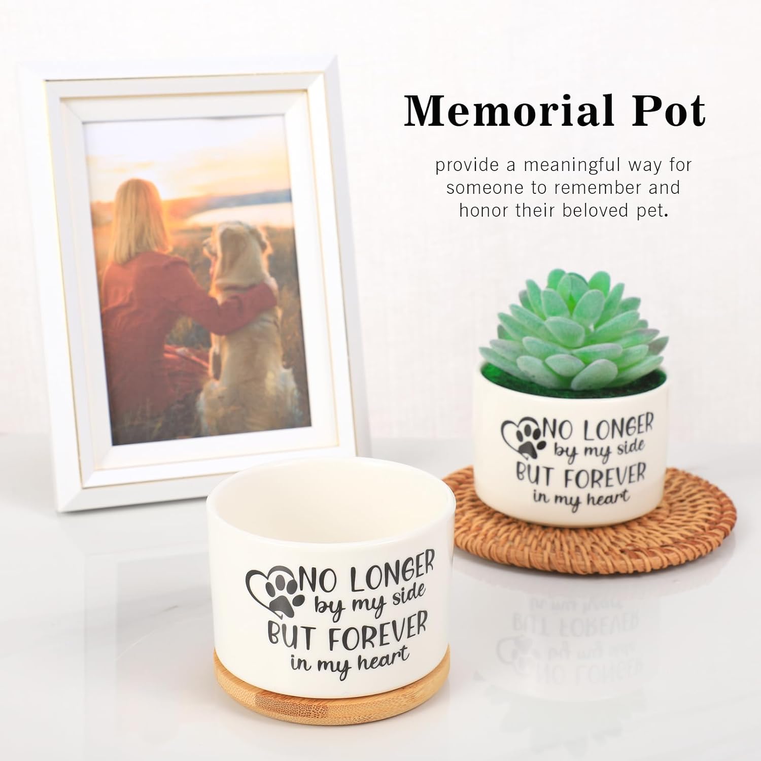 LESEN Loss of Dog Cat Pet Sympathy Gift,Dog Memorial Gifts for Loss of Dog,Dog Passing Away Bereavement Remembrance Gift Basket for Friends Family