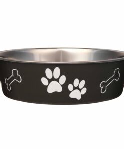 Loving Pets Bella Dog Bowls- Stainless Steel Dog & Cat Bowls - Spill Proof Dog Food Bowl, Cat Bowl, Puppy Essentials & Pet Supplies Great for Home & Travel (Medium 20-35 lbs,...