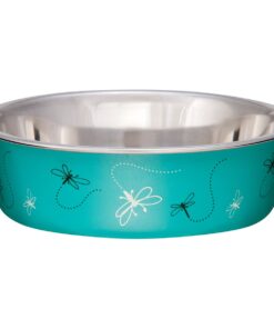 Loving Pets Bella Dog Bowls- Stainless Steel Dog & Cat Bowls - Spill Proof Dog Food Bowl, Cat Bowl, Puppy Essentials & Pet Supplies Great for Home & Travel (Medium 20-35 lbs,...