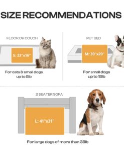 Luciphia 1 Pack 3 Blankets Super Soft Fluffy Premium Fleece Pet Blanket Flannel Throw for Dog Puppy Cat Paw Brown/Pink/White Small(23x16 inch)