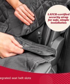Lusso Gear Dog Car Seat Cover - Waterproof Non-Slip Car Back Seat Protector - Rear Car Seat Cover for Dogs - Universal Fit for Sedans Trucks SUVs - Scratchproof Backseat Car...