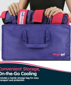Magic Gel Horse Ice Pack with Carry Case - Twin Ice Boots | Cooling Horse Leg Wraps for Hock, Ankle, Knee, Legs, Boots, and Hooves | Horse Tack, Horse Supplies & Horse Gift...
