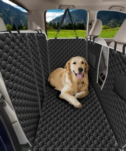 Mancro Back Seat Pet Cover for Dogs, 2026 Upgraded 600D Heavy Duty Waterproof & Scratch-Resistant Dog Hammock for Car, Car Cover for Dogs with Sedan, Trucks and SUVs, Standard,...