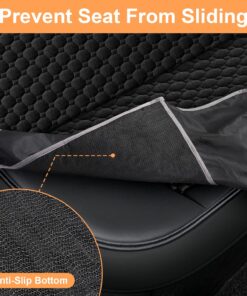 Mancro Dog Car Seat Cover for Back Seat, 2026 Upgraded 600D Heavy Duty Waterproof & Scratch-Resistant Dog Hammock for Car, Back Seat Pet Cover for Dogs with Sedan, Trucks and...